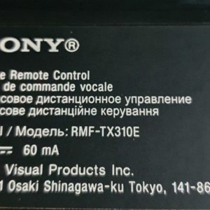 Télécommande neuve télé Sony KD-55XG8096 Référence: RMF-TX310E – Image 6