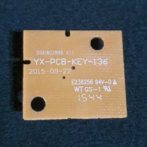 Module bouton power télé Sharp LC-65XUF8772ES Référence: YX-PCB-KEY-136